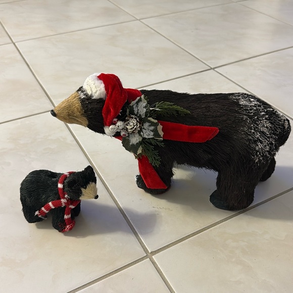 Critmas decoración mom and son bears - Picture 1 of 4
